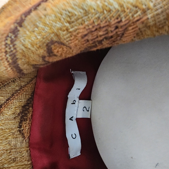 Floral Patterned Women's Coat - Picture 4 of 4